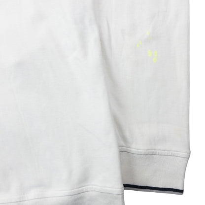 Vintage Burberry Zip Up Sweatshirt Size M | Medium, White