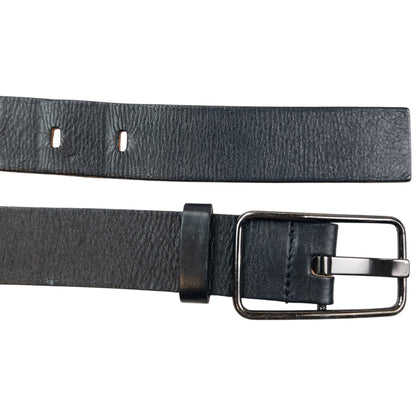 Vintage 2000s Miu Miu Leather Belt Size M | O/S, Black