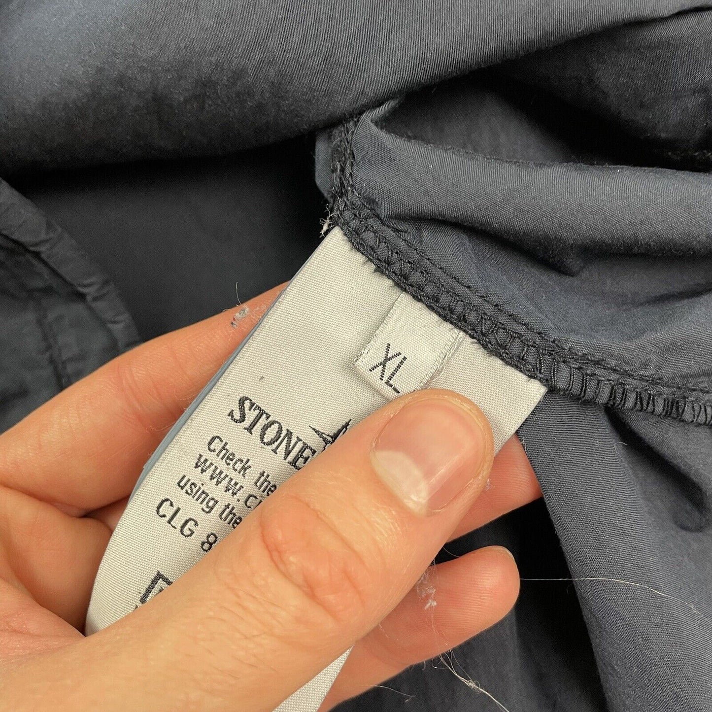 Stone Island Garment Dyed Tela Poplin Hooded Jacket, Size XL | XL, Multicoloured
