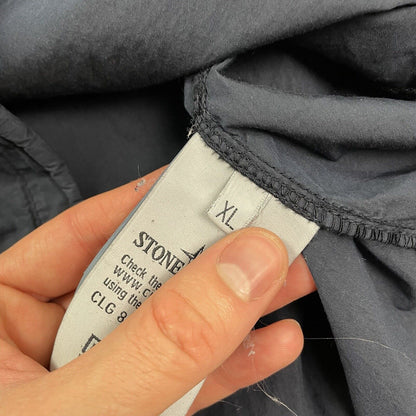 Stone Island Garment Dyed Tela Poplin Hooded Jacket, Size XL | XL, Multicoloured