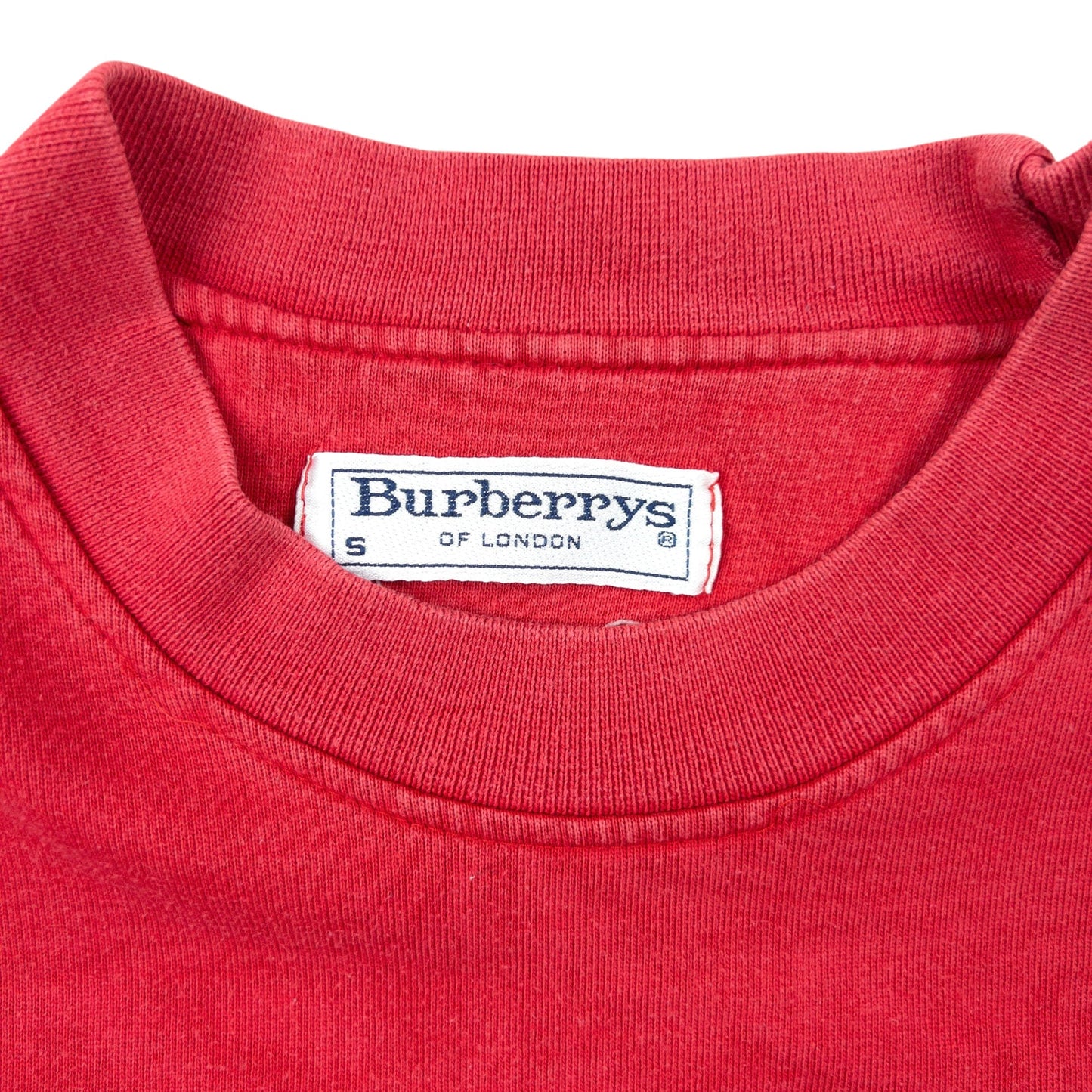 Vintage 90s Burberry Sweatshirt Size S | Small, Red