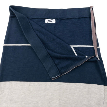 Vintage Acne Studios Striped Skirt Womens Size M