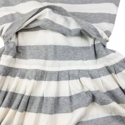 Vintage 80s Issey Miyake I.S. Striped Tie-Back Dress Womens Size L | Large, Multicoloured