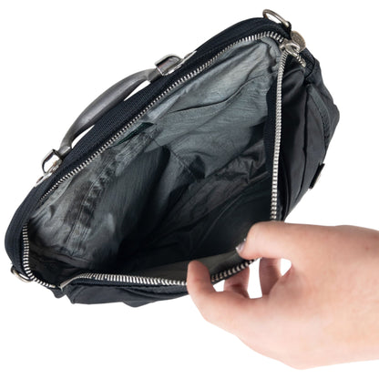 Vintage 80s Gaultier JUNIOR Briefcase Bag | O/S, Black