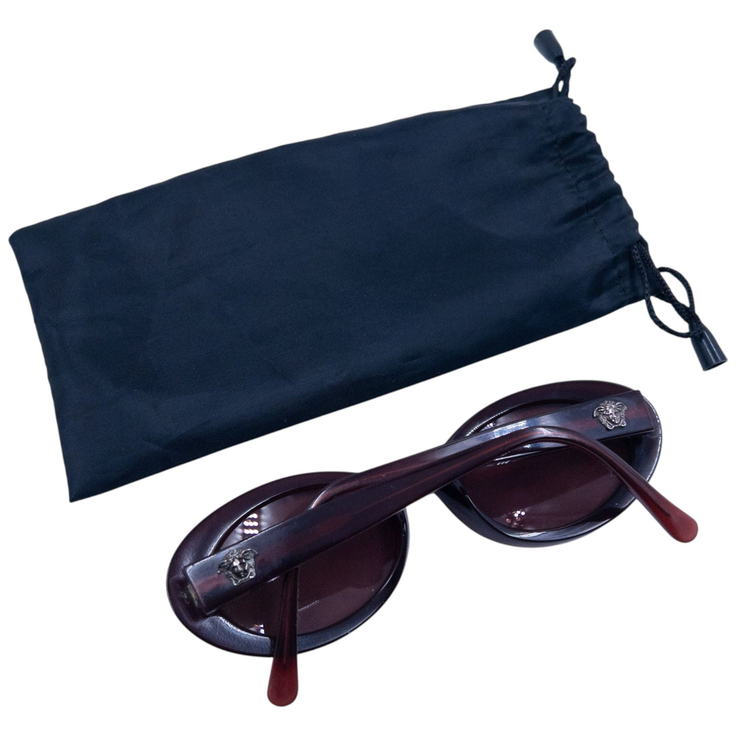 Vintage 1996 Gianni Versace Medusa Sunglasses | O/S, Brown