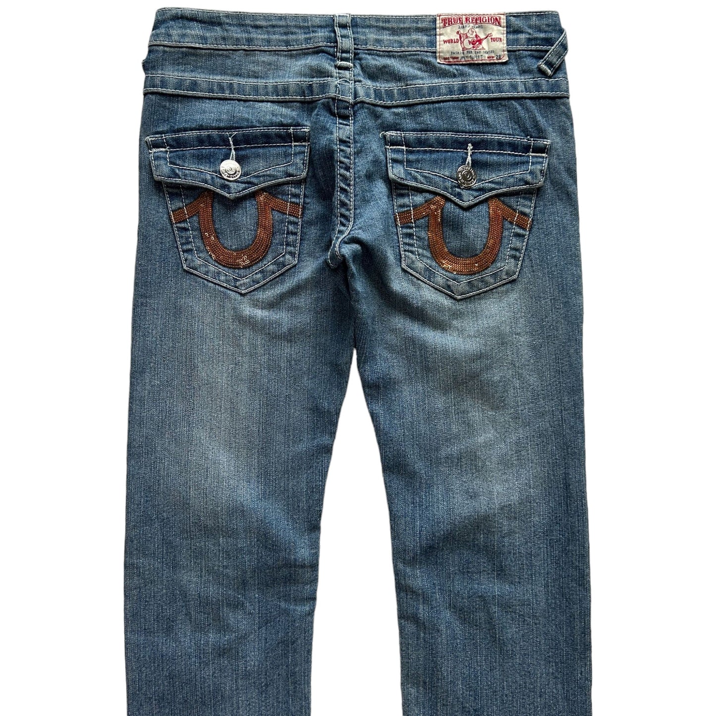 Vintage True Religion Sequin Denim Jeans Size W26