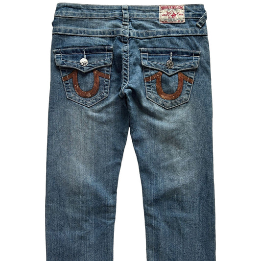 Vintage True Religion Sequin Denim Jeans Size W26