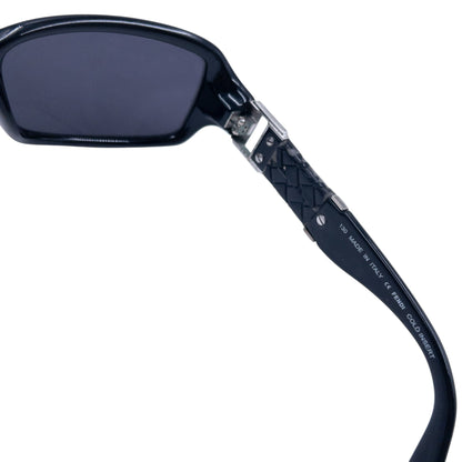 Vintage 2000s Fendi Embossed Sunglasses | O/S, Black