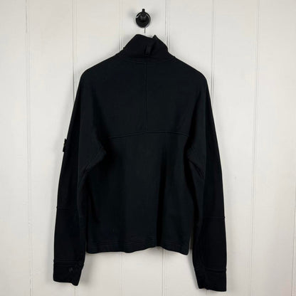 Stone Island 2000s Full Zip Jumper (L) | Large, Black