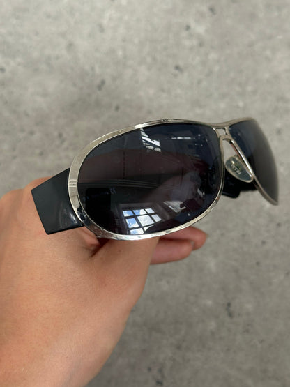 Prada 2000s Aviator Shield Sunglasses