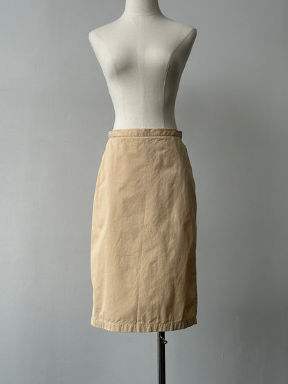 Iceberg 1990s Pure Cotton Midi Skirt - W28
