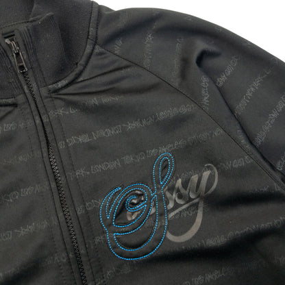 Vintage Stussy Monogram Track Jacket Size M | Medium, Multicoloured
