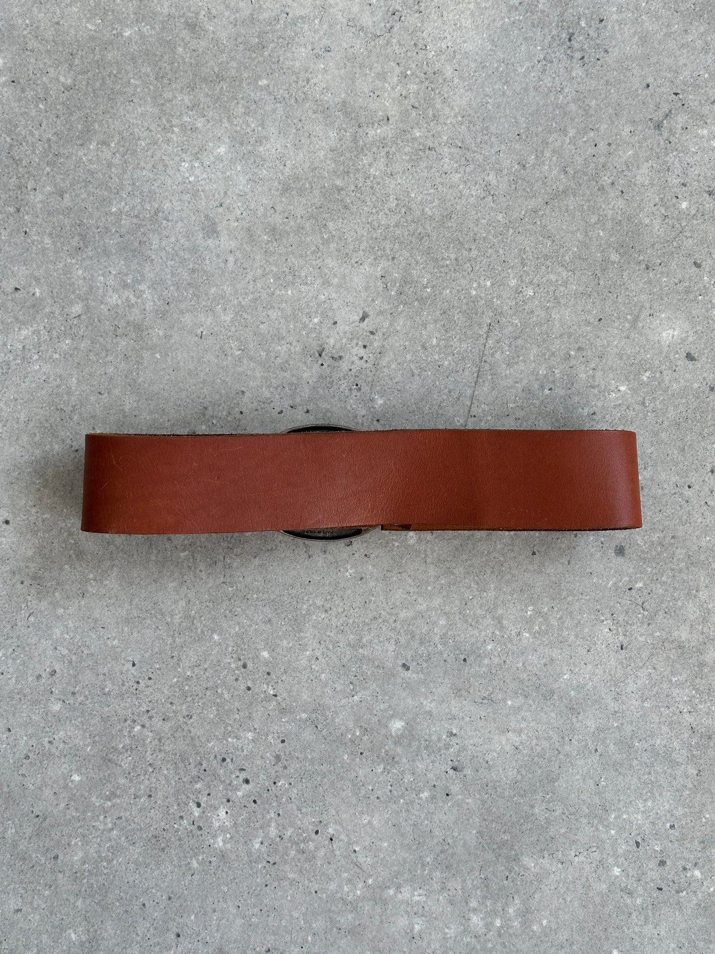 Vintage 1990s Leather Chunky Belt - W24-26