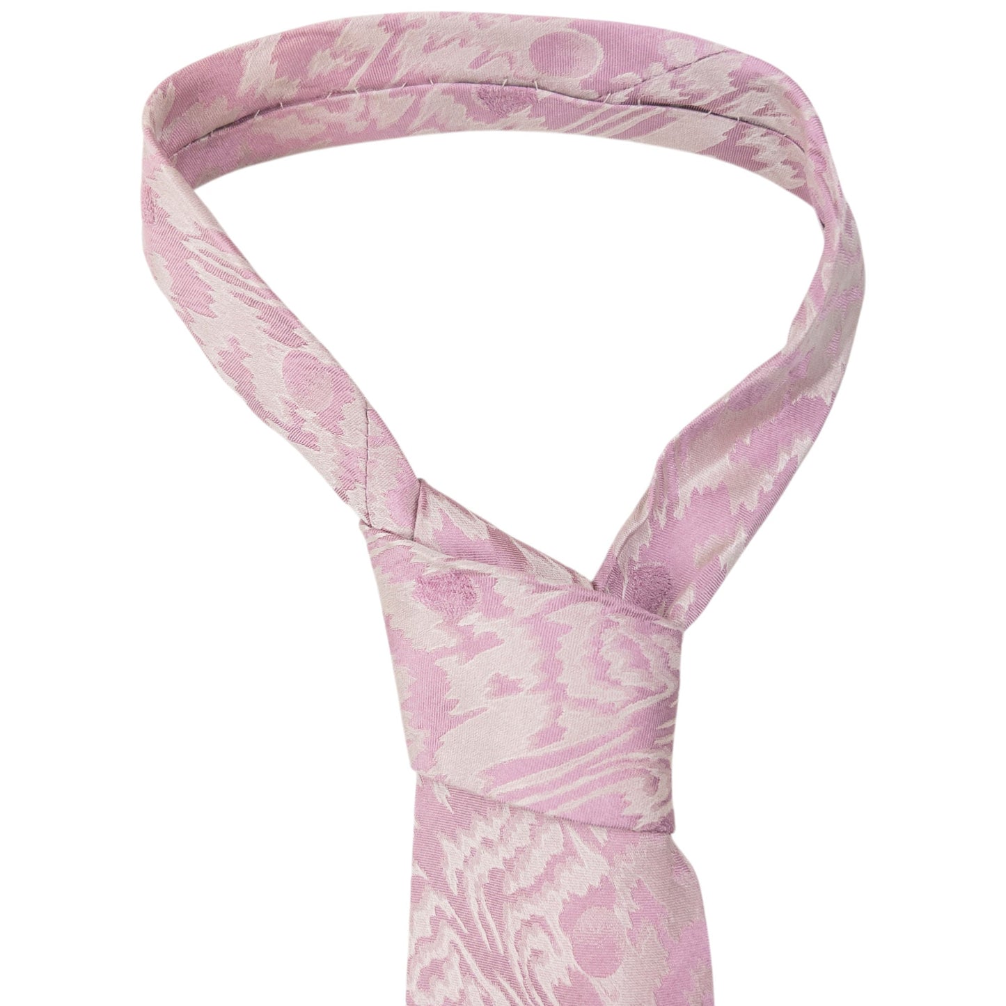 Vintage 90s Gianni Versace Pattern Silk Tie | O/S, Pink