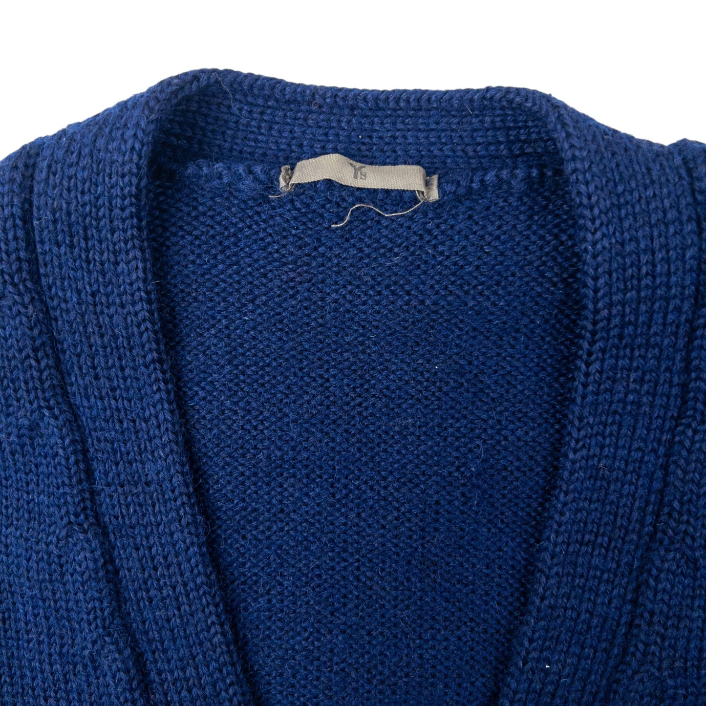 Vintage 90s Yohji Yamamoto Knit Cardigan Size M | Medium, Navy