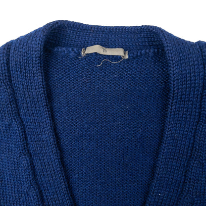 Vintage 90s Yohji Yamamoto Knit Cardigan Size M | Medium, Navy