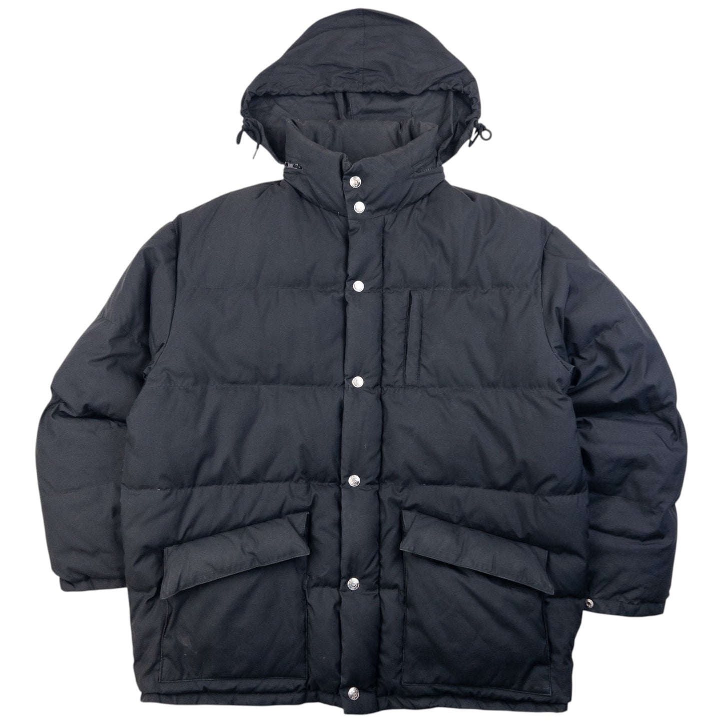 Vintage 90s Armani Jeans Zip Up Puffer Jacket Size XL | XL, Black