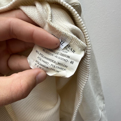 Early 00’s Stone Island Ribbed Zip Jumper (XL) | Extra Large, Cream
