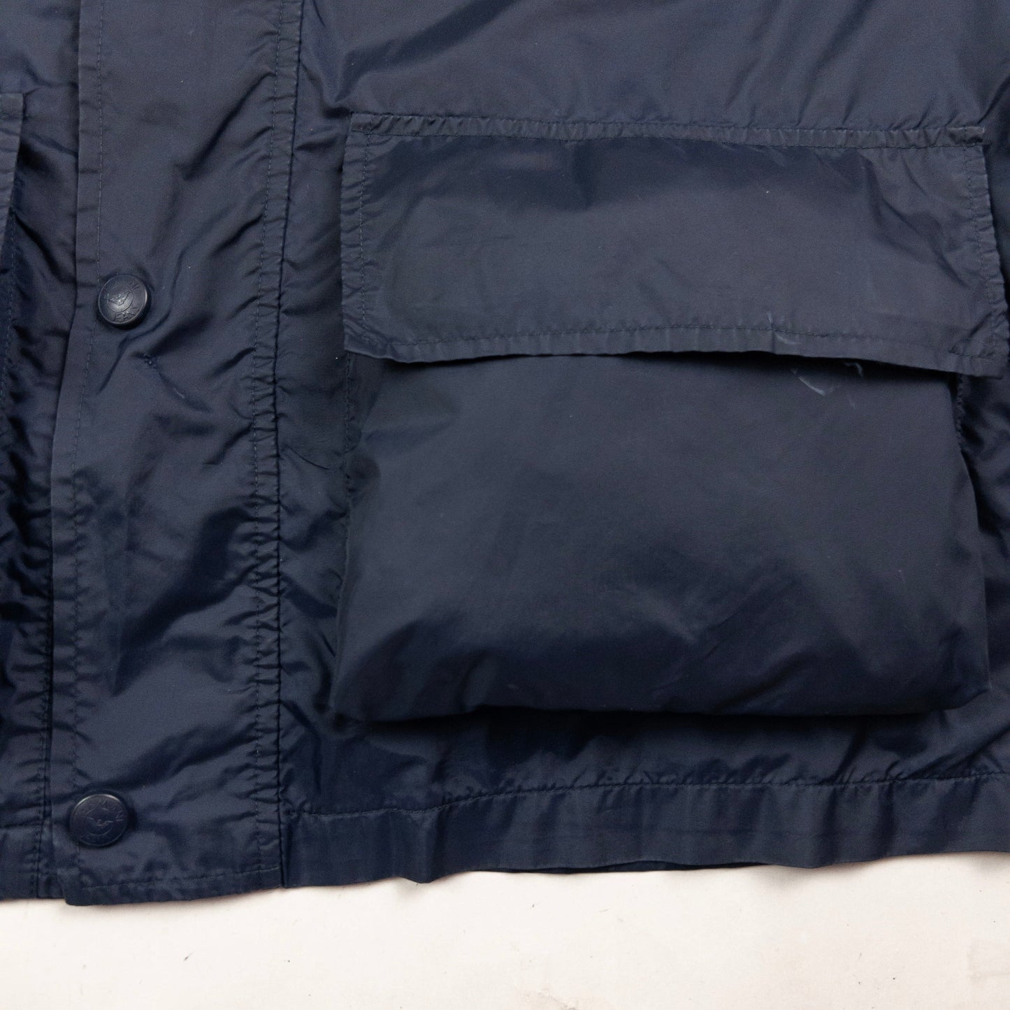 Vintage Armani Jeans Zip Up Cargo Jacket Size