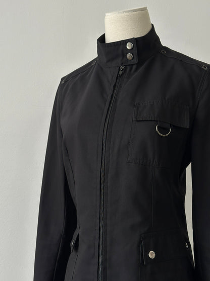 Marella 1990s Cotton High Neck Jacket - S