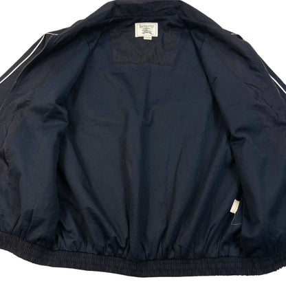 Vintage 90s Burberry Embroidered Zip Up Jacket Size XL | XL, Navy