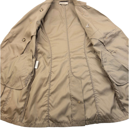 Vintage 2000s Prada Trench Jacket Womens Size S | Small, Beige