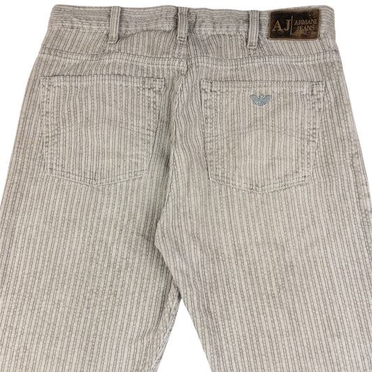 Vintage Armani Jeans Corduroy Trousers Size W33