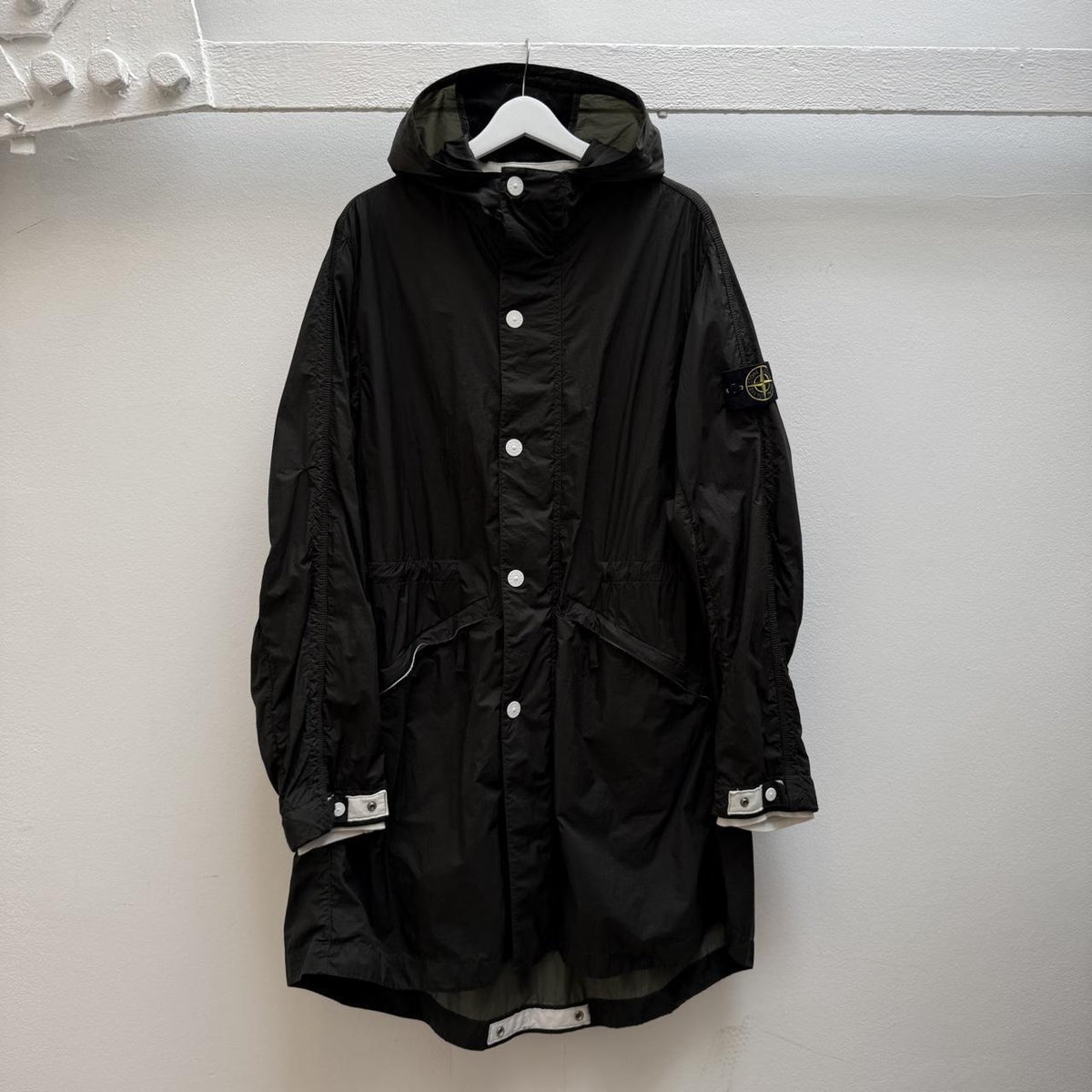 Stone Island Membrana TC Parka Jacket (XL) | Extra Large, Black