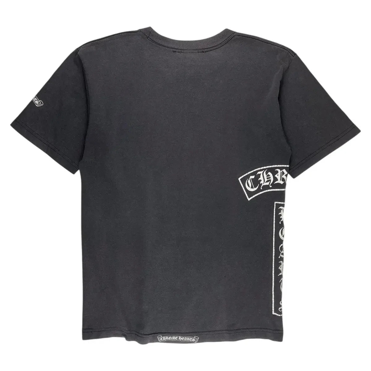 Chrome Hearts Vintage Sunfaded Tbar Cross Pocket Tshirt | Medium, Black