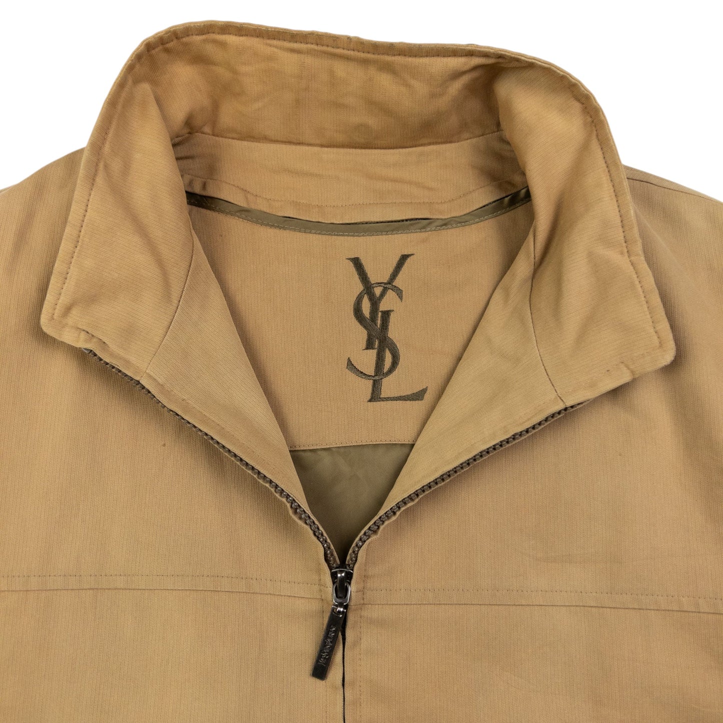 Vintage YSL Yves Saint Laurent Zip Up Jacket Size L