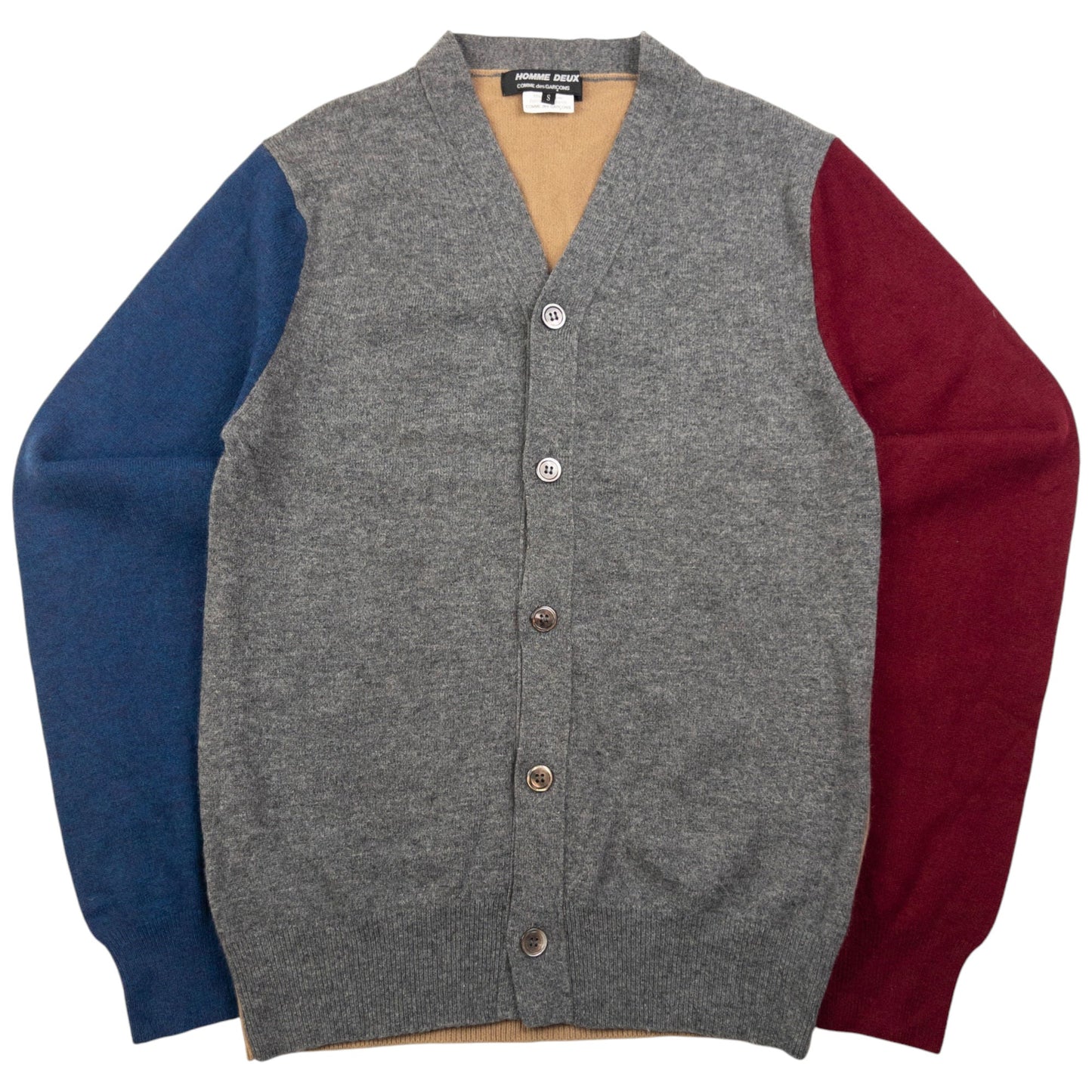 Vintage Comme Des Garçons HOMME DEUX Wool Cardigan Size S