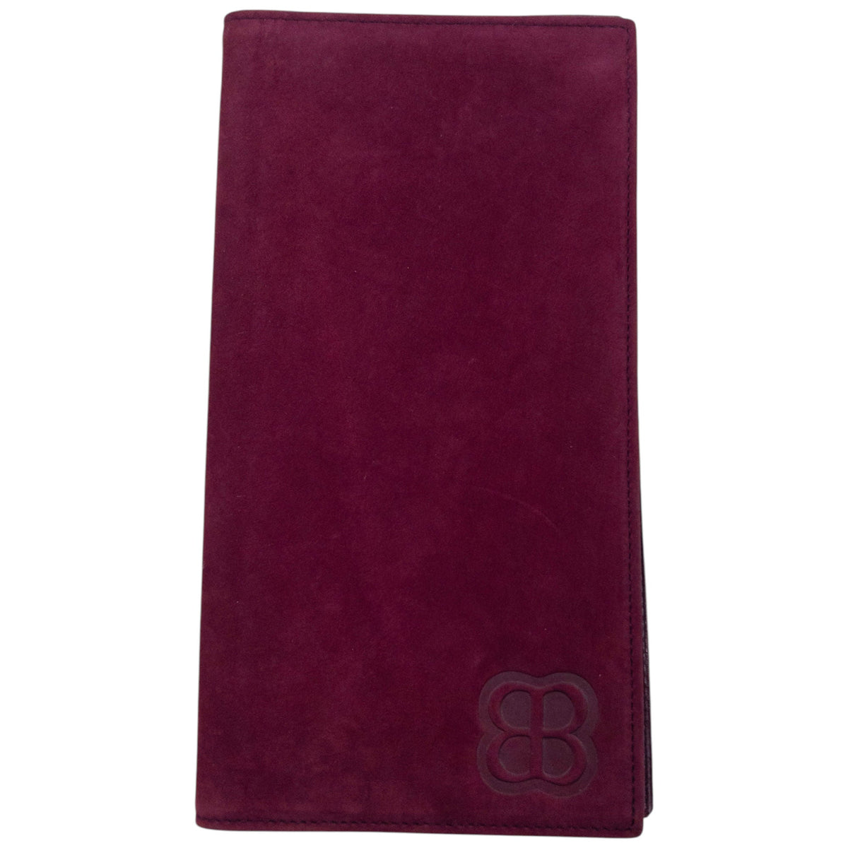 Vintage 90s Balenciaga Suede Document Holder | O/S, Burgundy