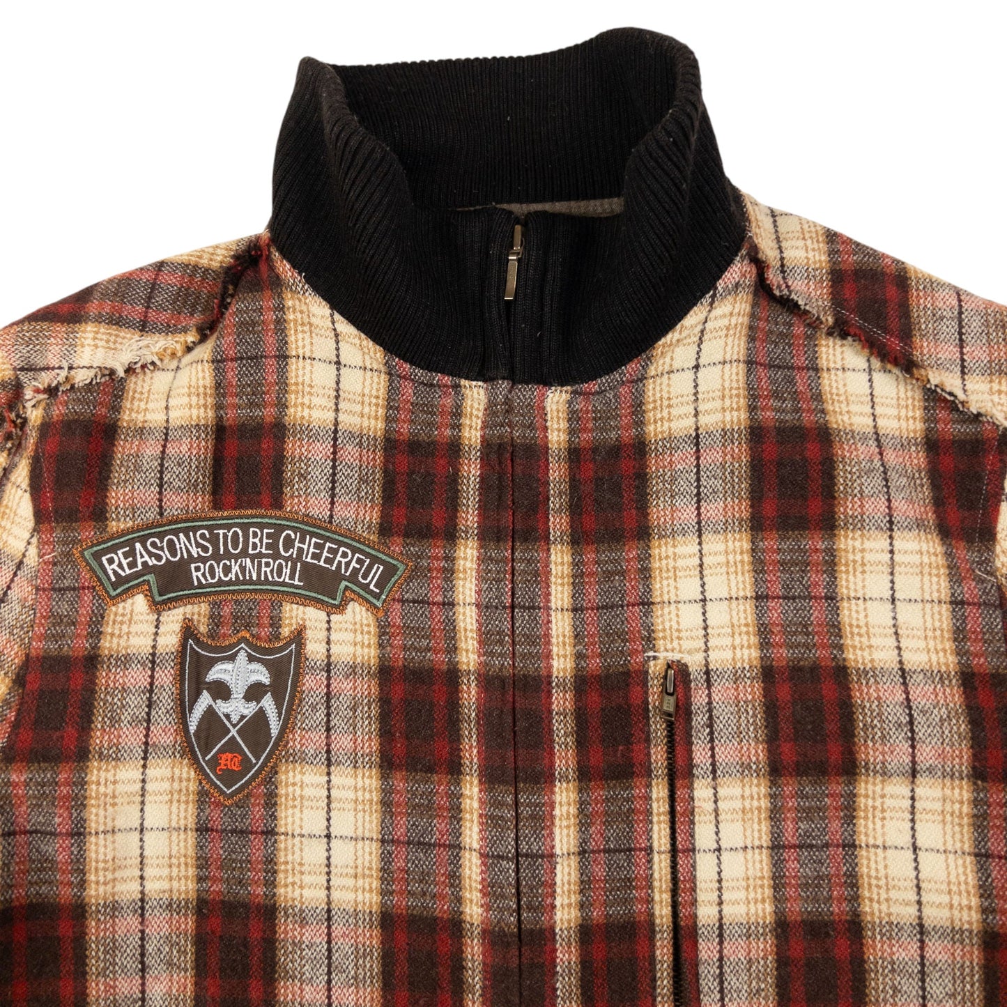 Vintage Katharine Hamnett Rock'N'Roll Checkered Jacket Size M