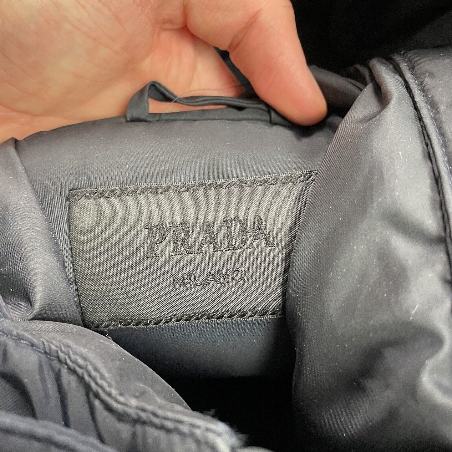 Prada Down Puffer Jacket, Size 56 XXL | XXL, Navy