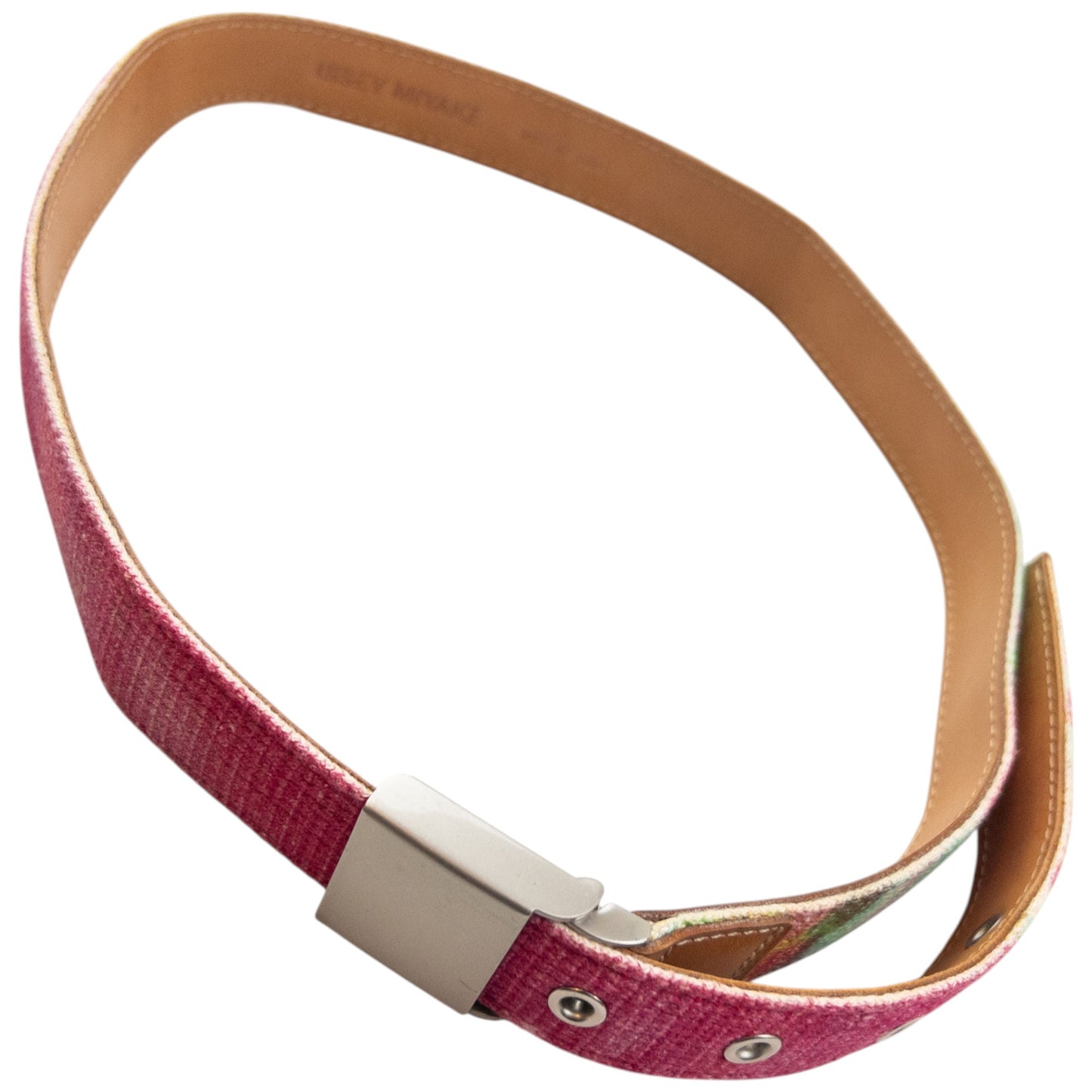 Vintage 90s Issey Miyake Pattern Belt Size M | O/S, Multi