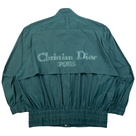 Vintage 90s Dior Sports Zip Up Jacket Womens Size M | Medium, Green