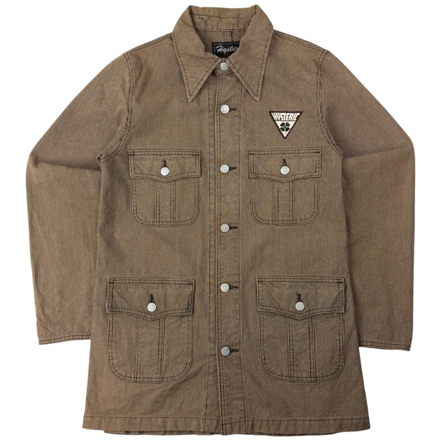 Vintage Hysteric Glamour Striped Button Up Jacket Size S