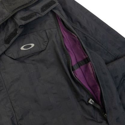 Vintage 2000s Oakley Zip Up Snowboarding Jacket Size XL | XL, Black