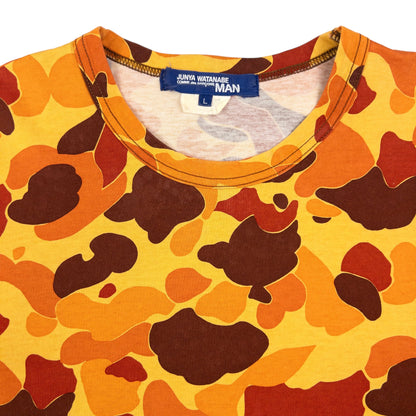 Vintage Junya Watanabe X Comme Des Garçons MAN Camo T Shirt Size M