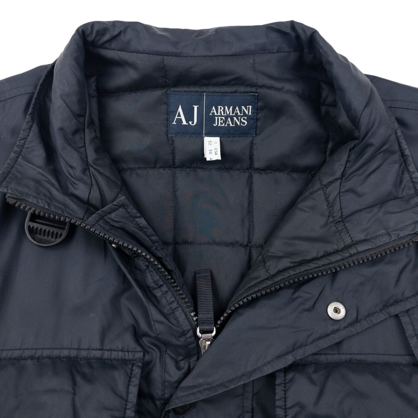 Vintage 2000s Armani Jeans Padded Cargo Jacket Size XL