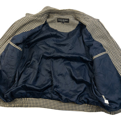 Vintage 90s YSL Yves Saint Laurent Checkered Harrington Jacket Size XS | XS, Multicoloured