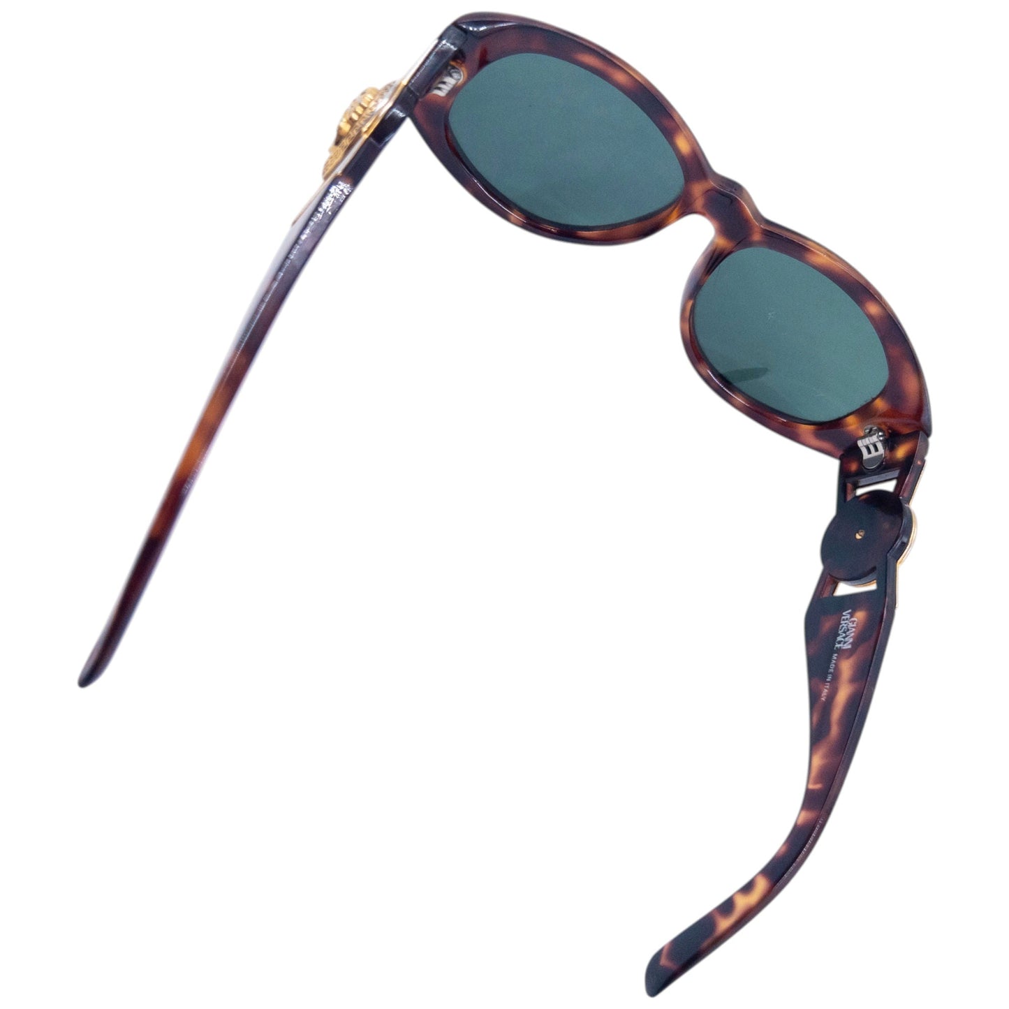 Vintage 1996 Gianni Versace Tortoise Shell Sunglasses | O/S, Brown