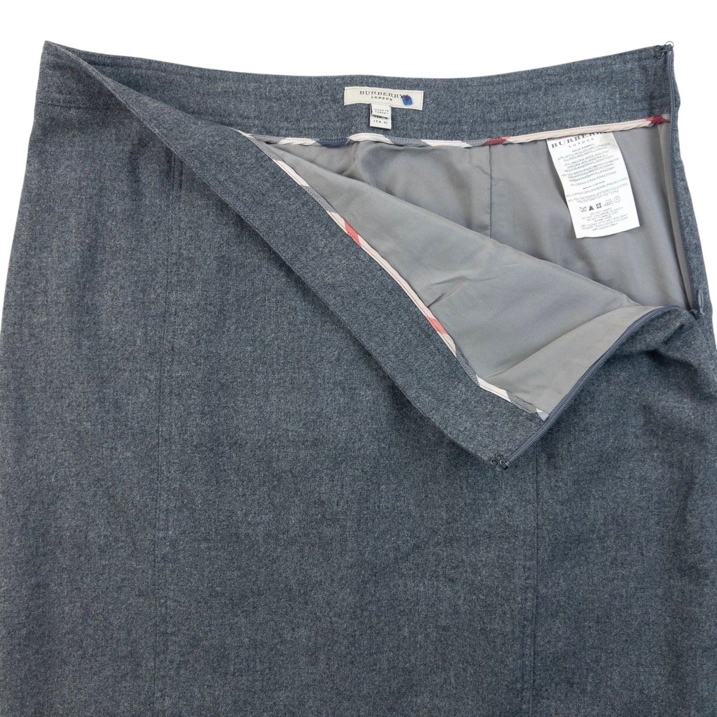 Vintage Burberry Wool Skirt Womens Size W30 | W30, Grey