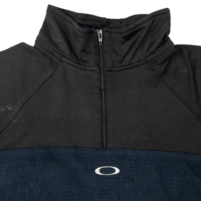 Vintage Oakley Waffle Fleece Q Zip Pullover Size M
