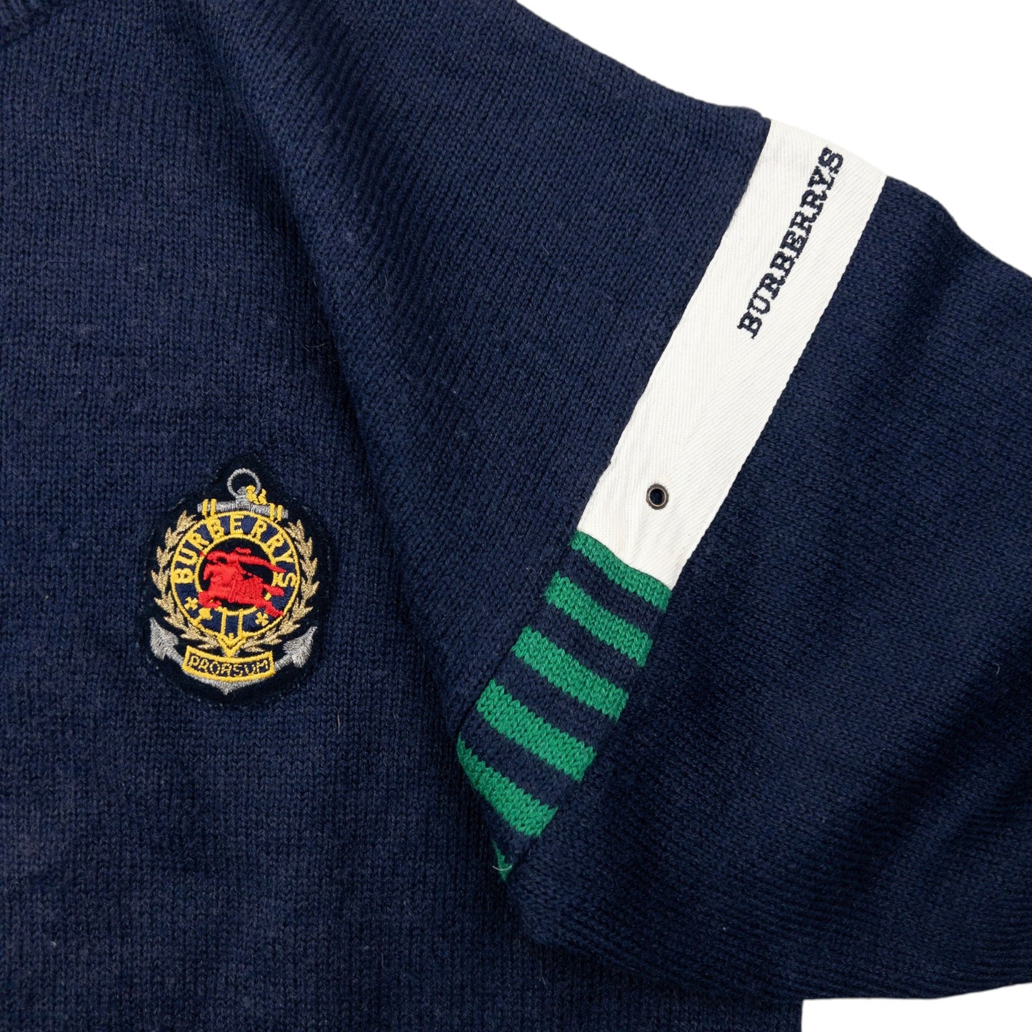 Vintage 90s Burberry Sailing Race Team Jumper Size M | Medium, Multicoloured