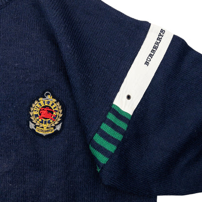 Vintage 90s Burberry Sailing Race Team Jumper Size M | Medium, Multicoloured