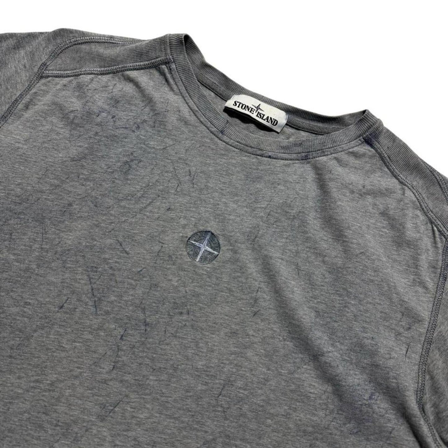 Stone Island Blue Dust Treatment T-Shirt | Large, Blue