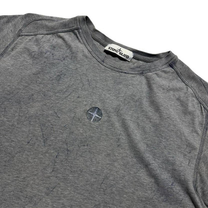 Stone Island Blue Dust Treatment T-Shirt | Large, Blue