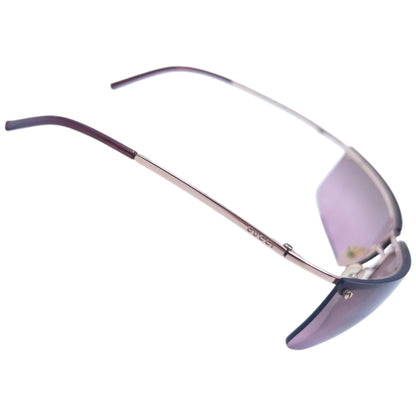 Vintage 2000s Gucci Rimless Sunglasses | O/S, Purple Gradient