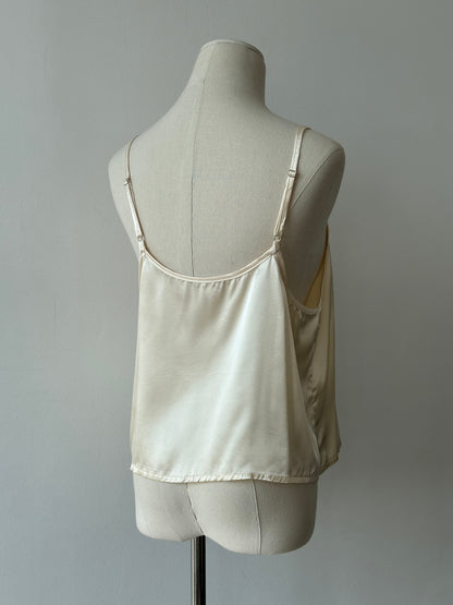 Vintage 2000s Satin V Neck Cami Top - M